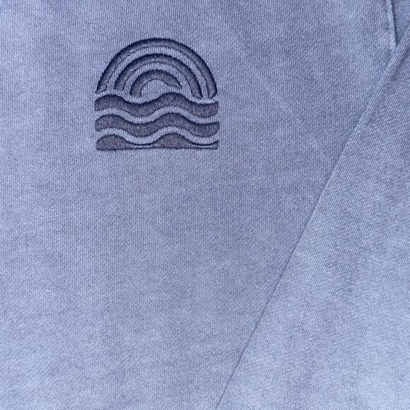 Goodfellow & Co Blue Crewneck Terry Pullover Sweatshirt Men's Large - Picture 5 of 7